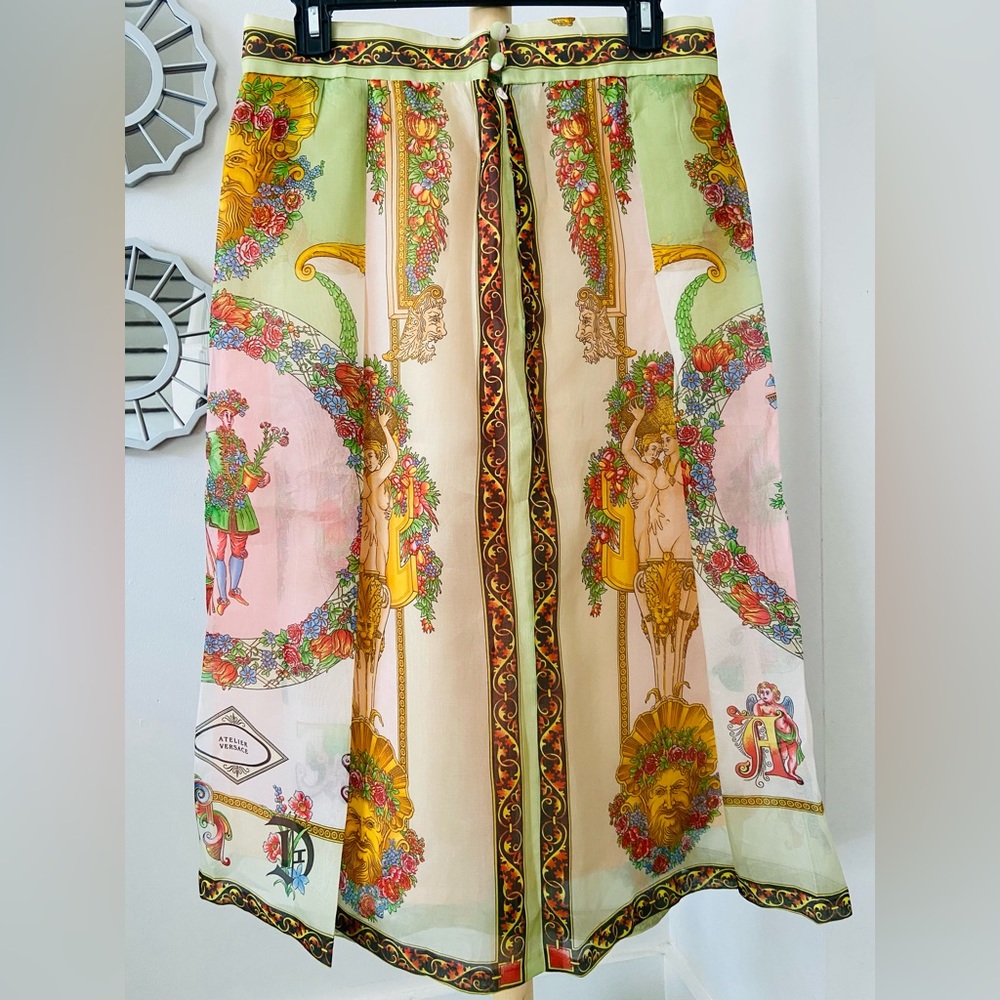 Versace Baroque Atelier skirt - one of a kind, no label, hand stitched